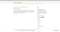 Desktop Screenshot of leadgenseo.com