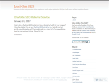 Tablet Screenshot of leadgenseo.com